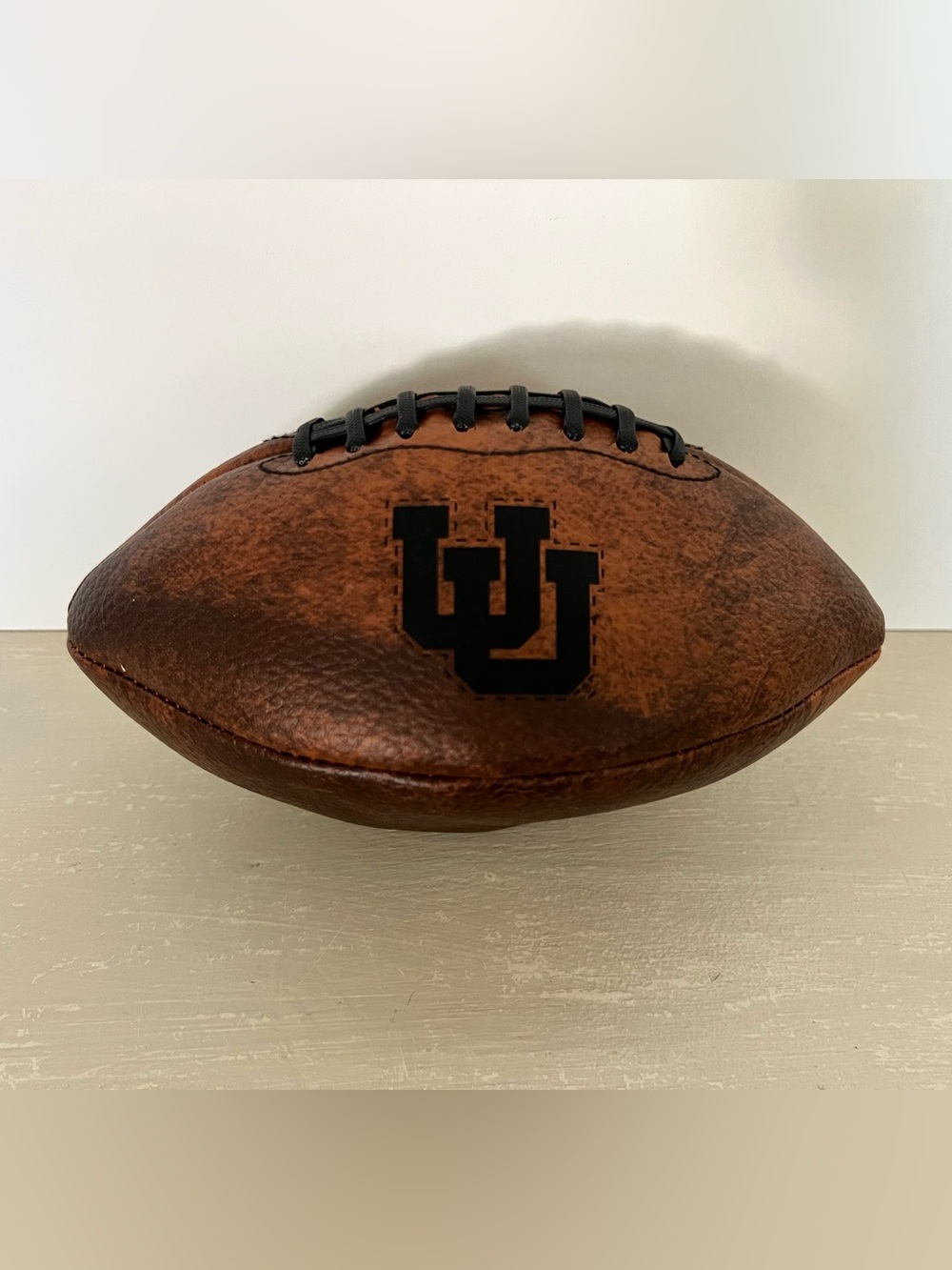 University of Utah Utes Football Mini Collectible Brown 8”